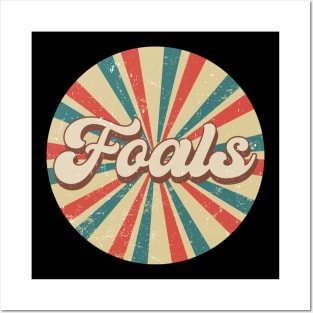 Circle Design Foals Proud Name Birthday 70s 80s 90s Styles Posters and Art